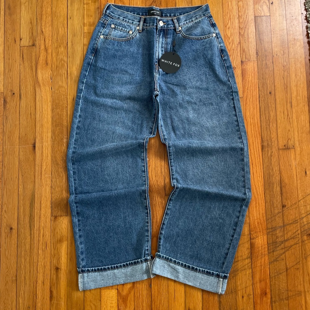 NWT White fox jeans